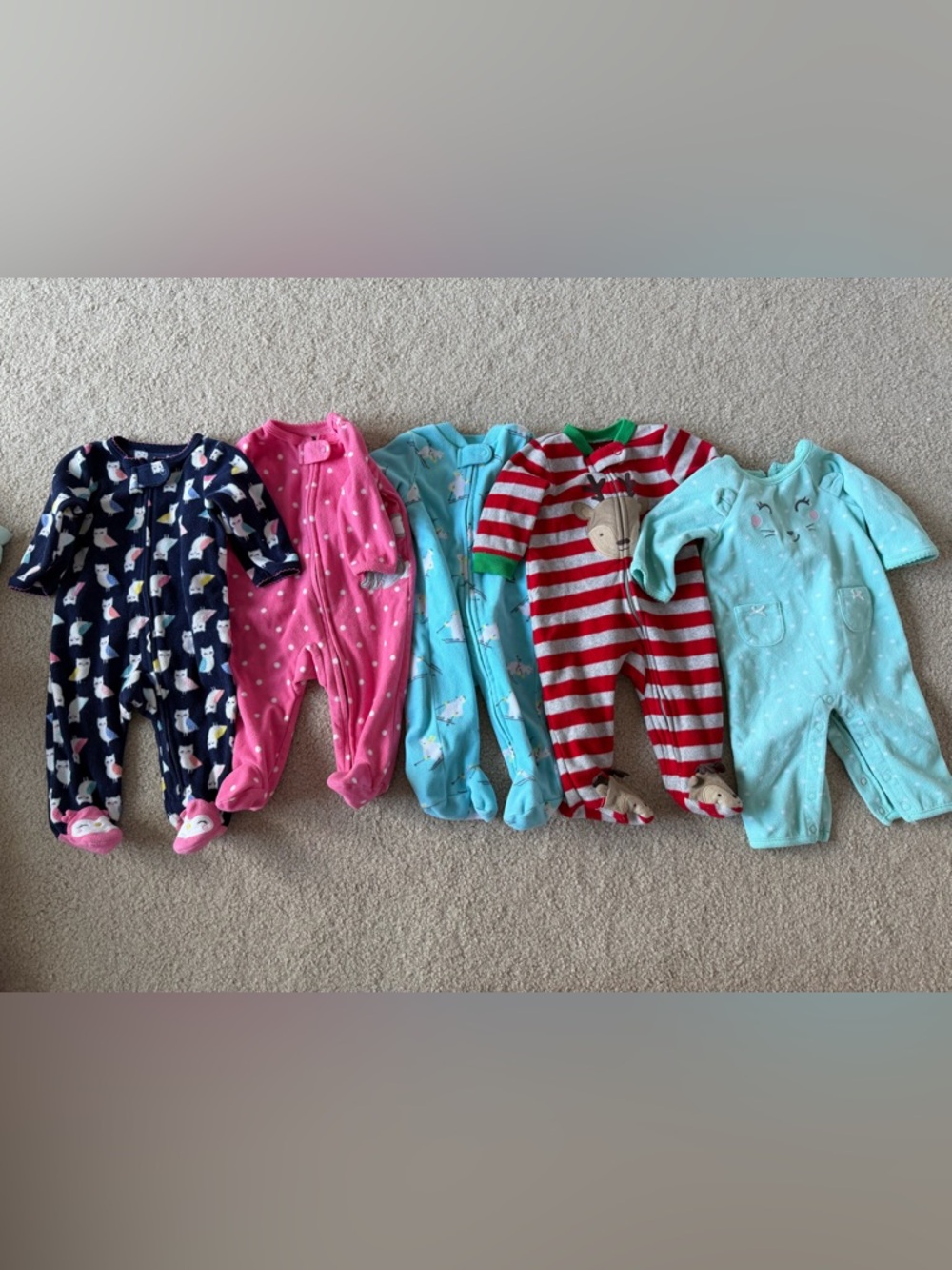 Carter's fleece Pajamas